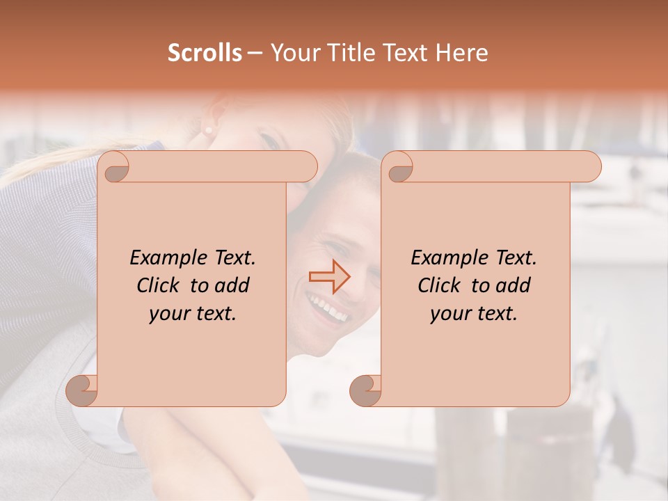 Athletic Woman On Track Starting To Run PowerPoint Template