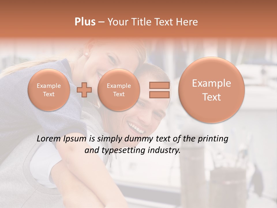 Athletic Woman On Track Starting To Run PowerPoint Template