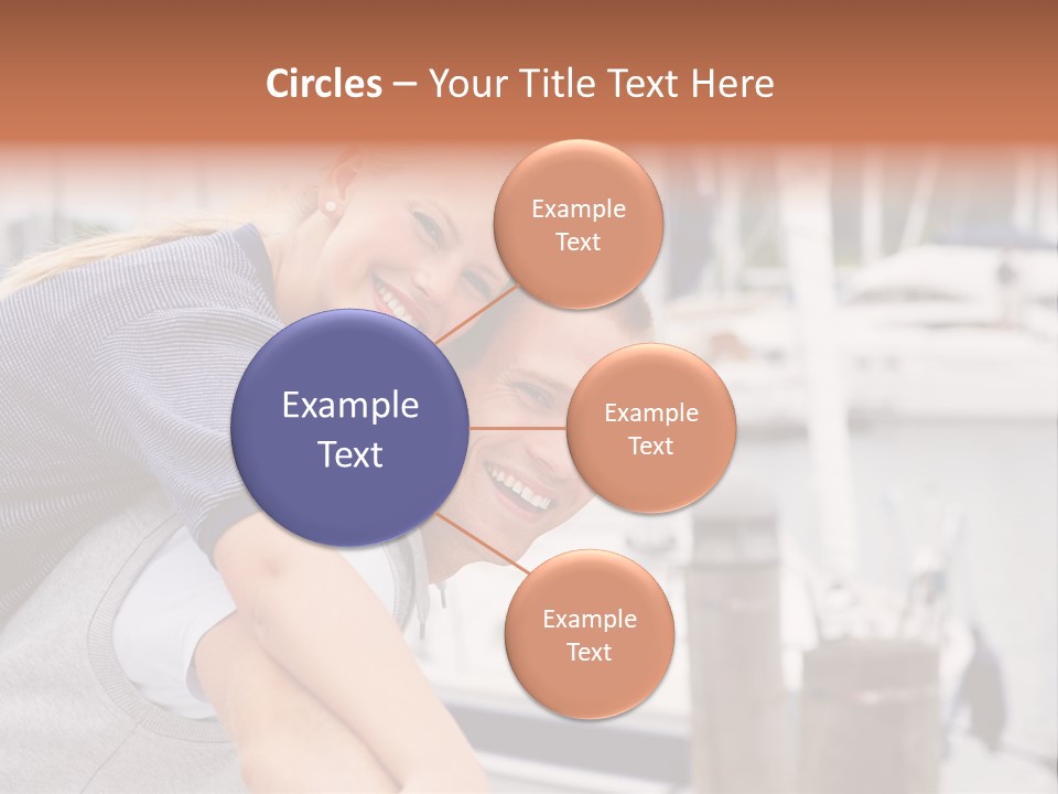 Athletic Woman On Track Starting To Run PowerPoint Template