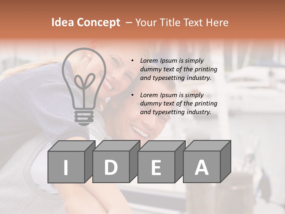 Athletic Woman On Track Starting To Run PowerPoint Template