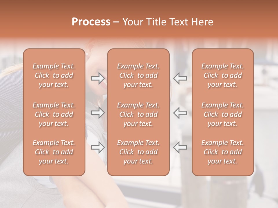 Athletic Woman On Track Starting To Run PowerPoint Template