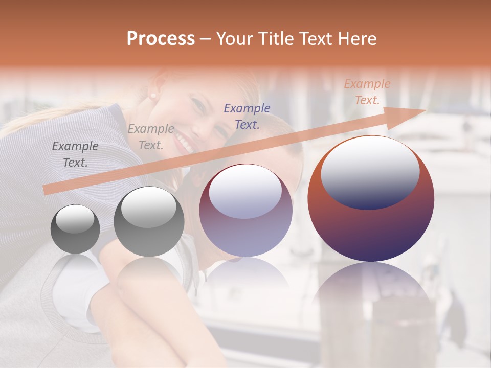 Athletic Woman On Track Starting To Run PowerPoint Template