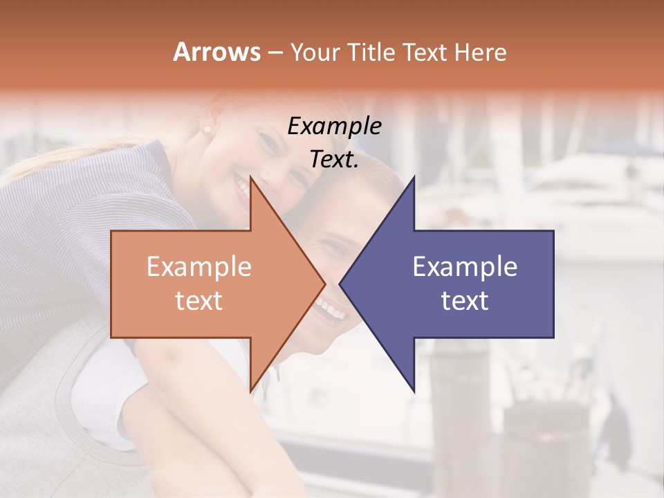 Athletic Woman On Track Starting To Run PowerPoint Template