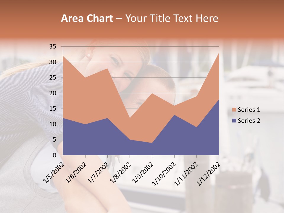 Athletic Woman On Track Starting To Run PowerPoint Template