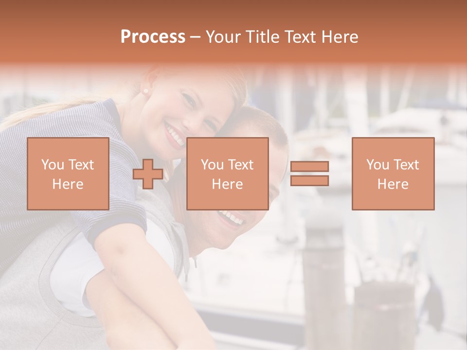 Athletic Woman On Track Starting To Run PowerPoint Template