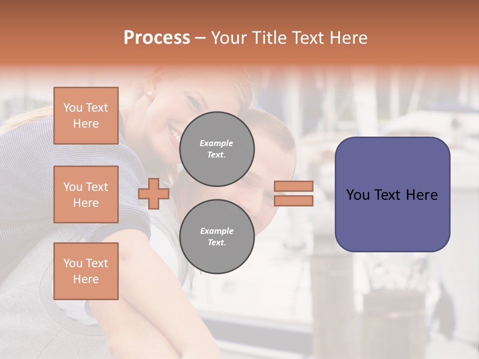 Athletic Woman On Track Starting To Run PowerPoint Template