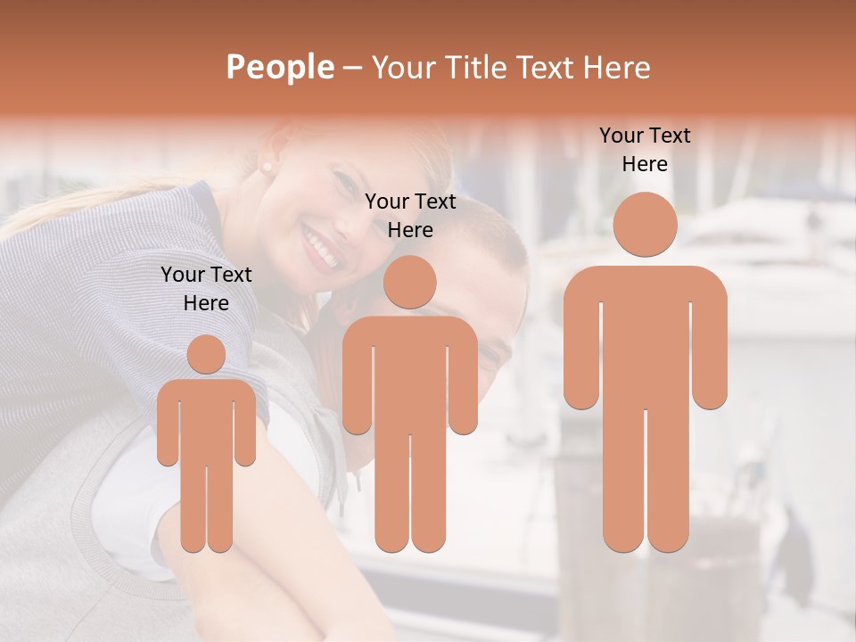 Athletic Woman On Track Starting To Run PowerPoint Template