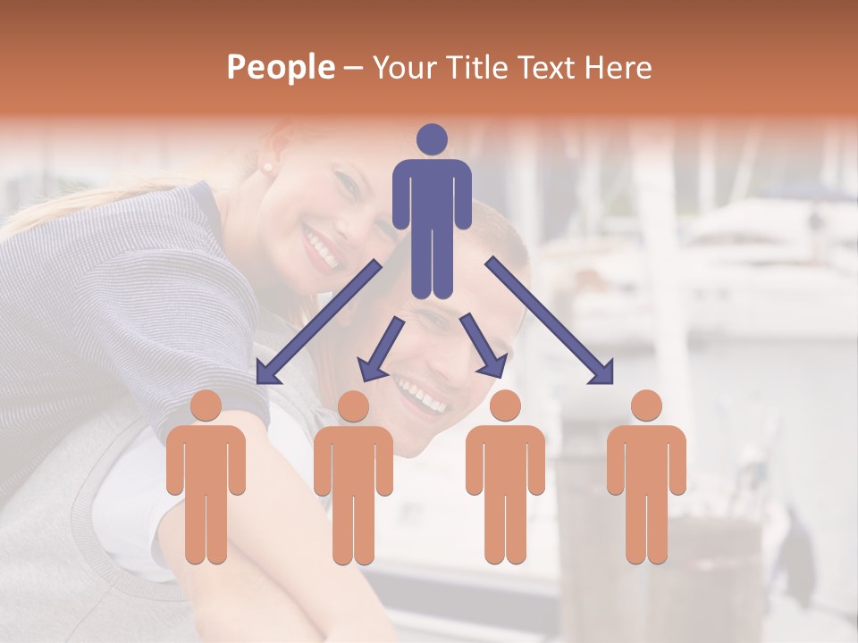 Athletic Woman On Track Starting To Run PowerPoint Template