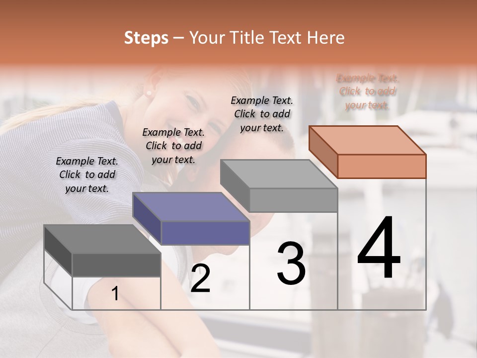 Athletic Woman On Track Starting To Run PowerPoint Template