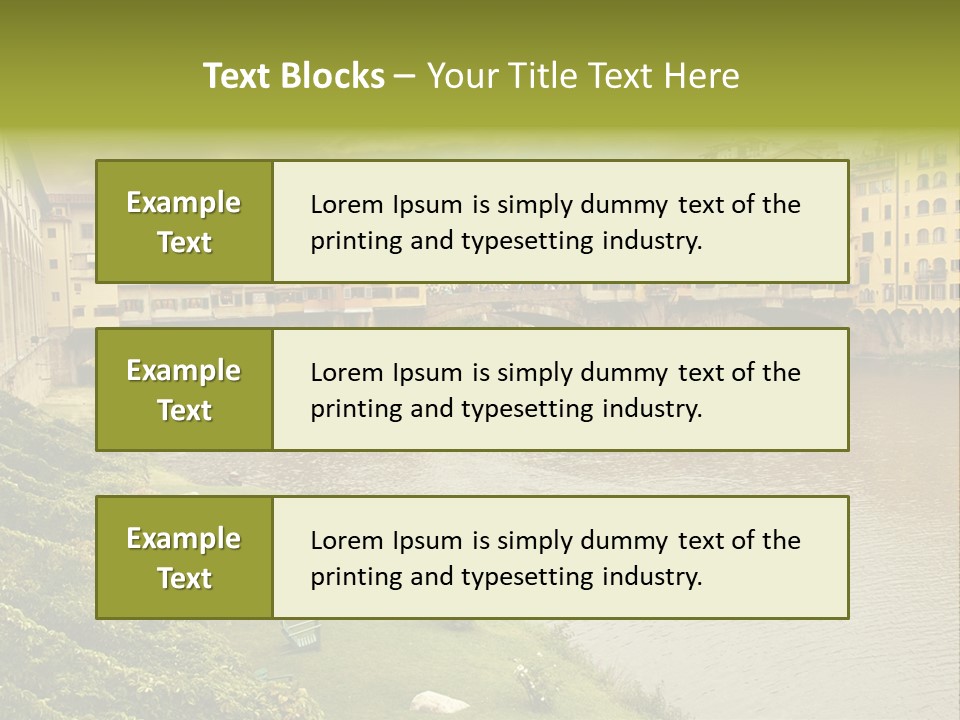 Beautiful Sunset Over Of The Oldest Bridge Over The River Arno In Florence Ponte Vecchio PowerPoint Template