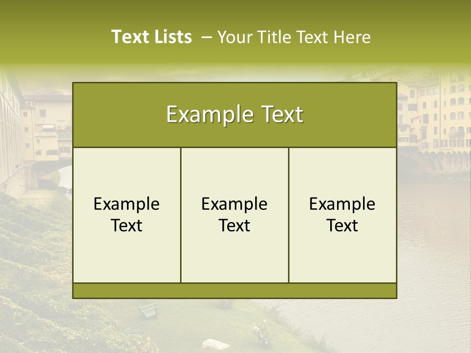 Beautiful Sunset Over Of The Oldest Bridge Over The River Arno In Florence Ponte Vecchio PowerPoint Template