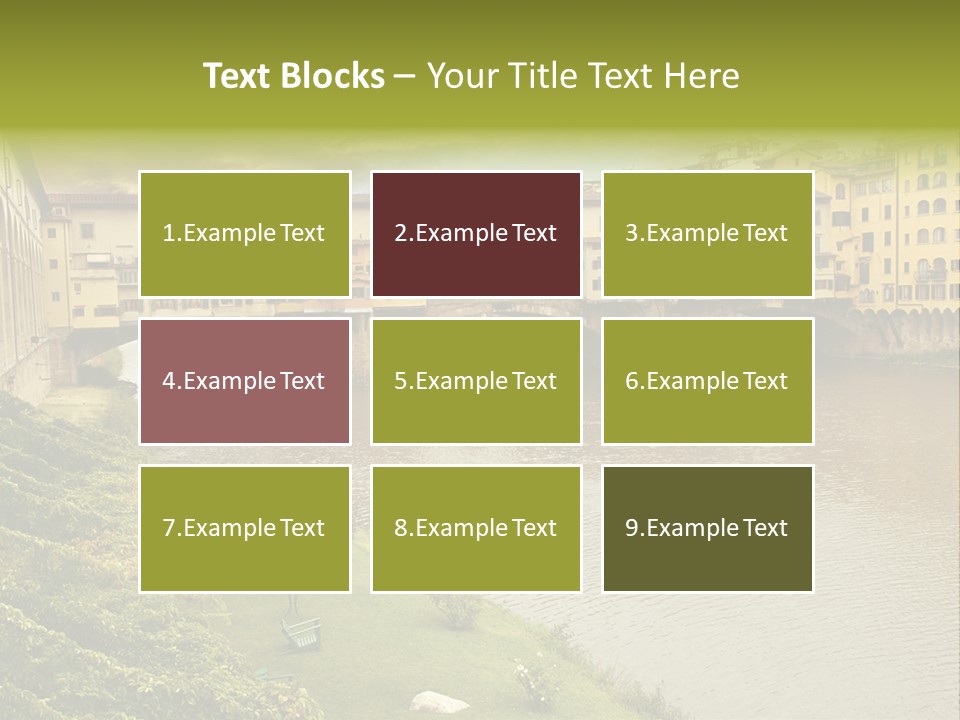 Beautiful Sunset Over Of The Oldest Bridge Over The River Arno In Florence Ponte Vecchio PowerPoint Template