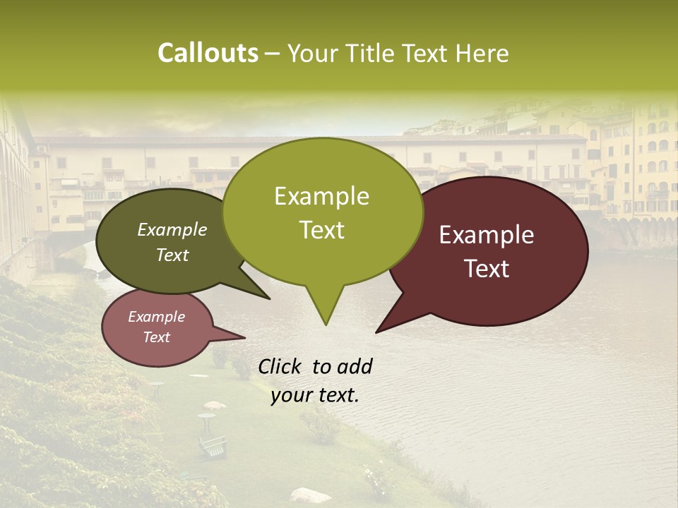 Beautiful Sunset Over Of The Oldest Bridge Over The River Arno In Florence Ponte Vecchio PowerPoint Template