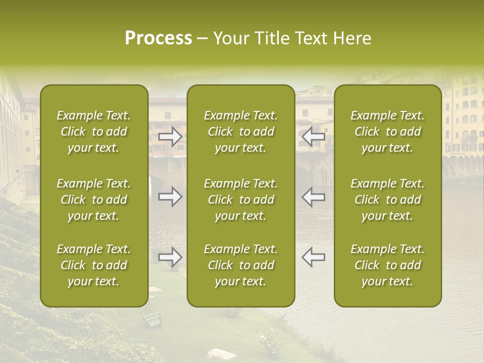 Beautiful Sunset Over Of The Oldest Bridge Over The River Arno In Florence Ponte Vecchio PowerPoint Template