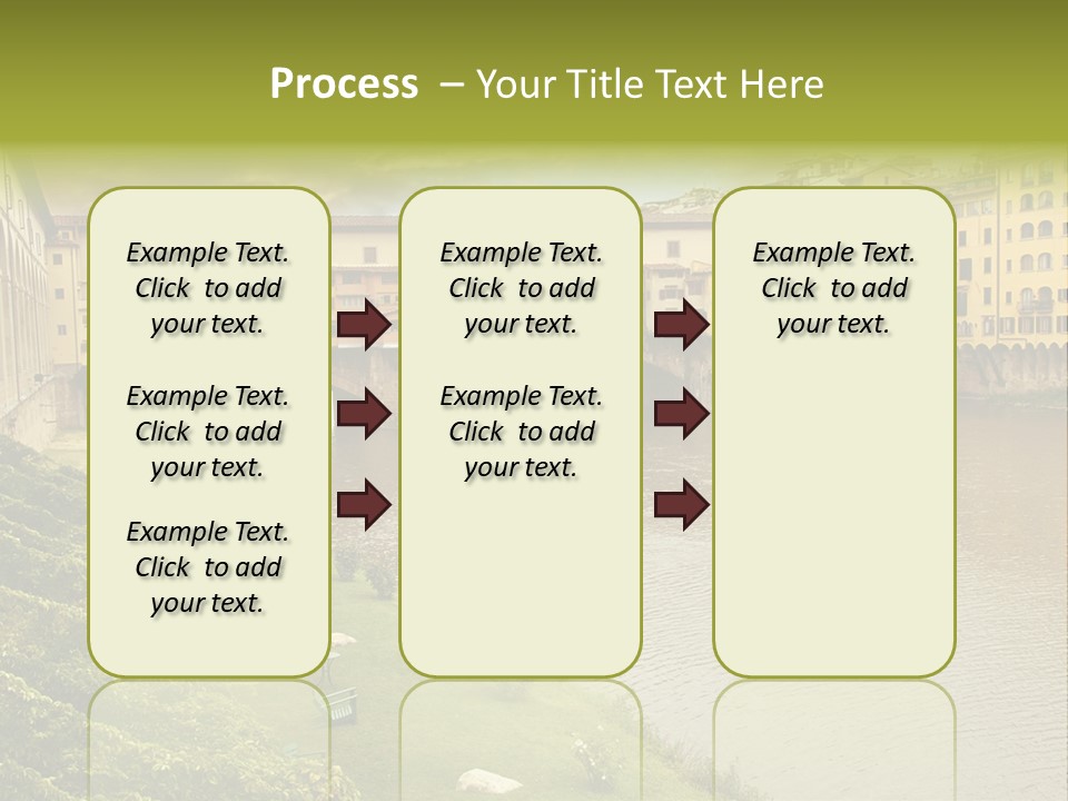 Beautiful Sunset Over Of The Oldest Bridge Over The River Arno In Florence Ponte Vecchio PowerPoint Template