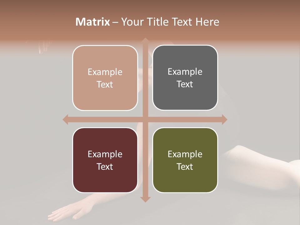 Young Ballet Dancer Posing And Stretching On The Floor PowerPoint Template