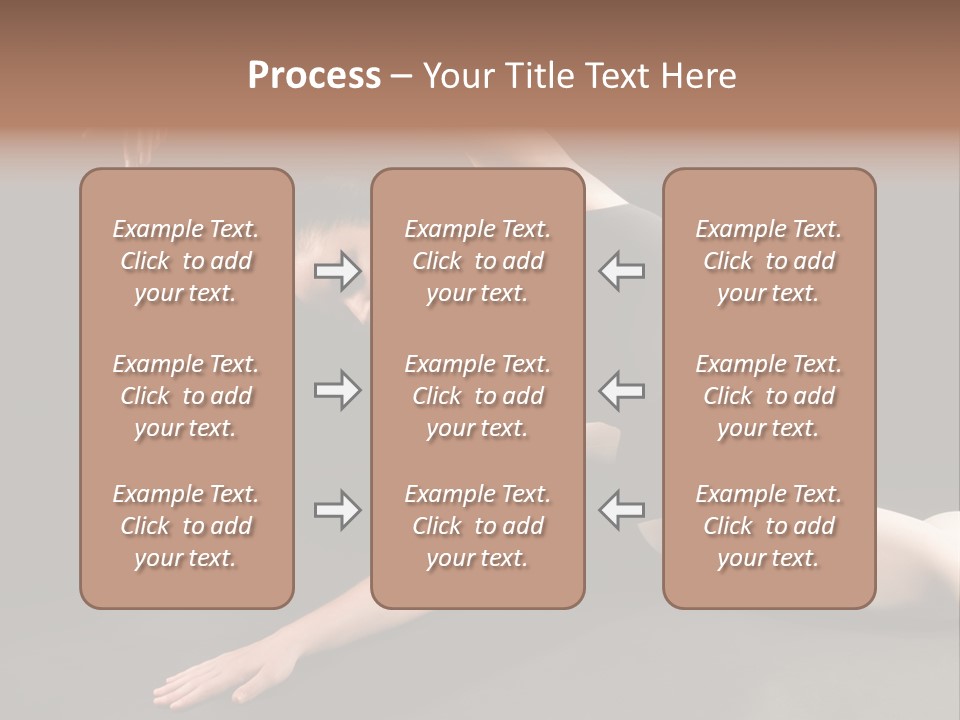 Young Ballet Dancer Posing And Stretching On The Floor PowerPoint Template