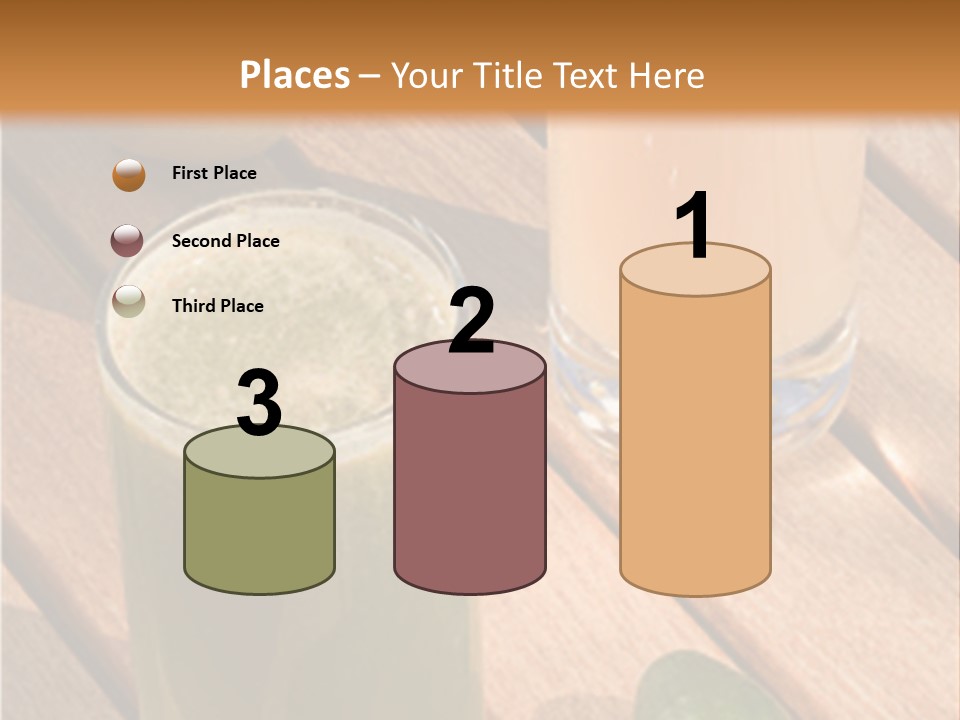 Pear And Cucumber Juice PowerPoint Template