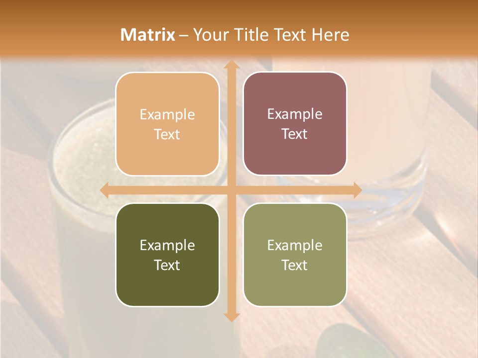 Pear And Cucumber Juice PowerPoint Template