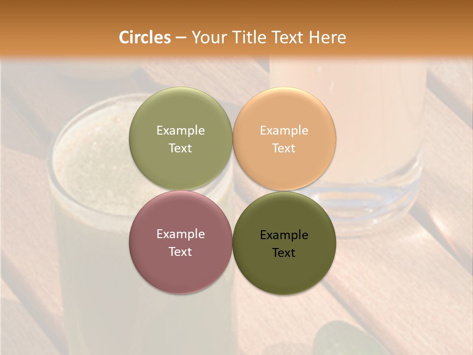 Pear And Cucumber Juice PowerPoint Template