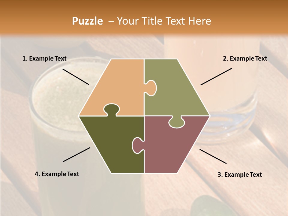 Pear And Cucumber Juice PowerPoint Template