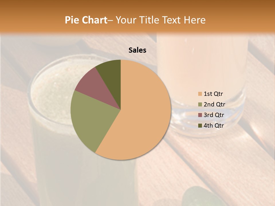 Pear And Cucumber Juice PowerPoint Template