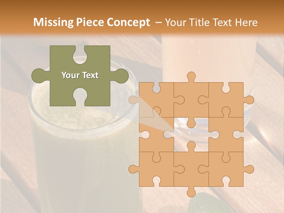 Pear And Cucumber Juice PowerPoint Template