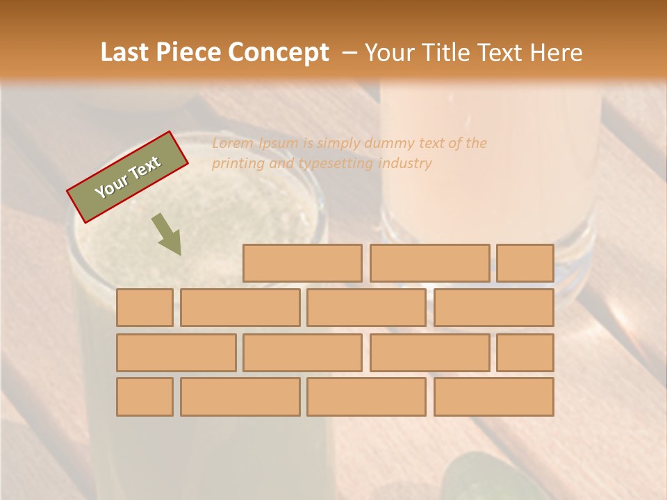 Pear And Cucumber Juice PowerPoint Template