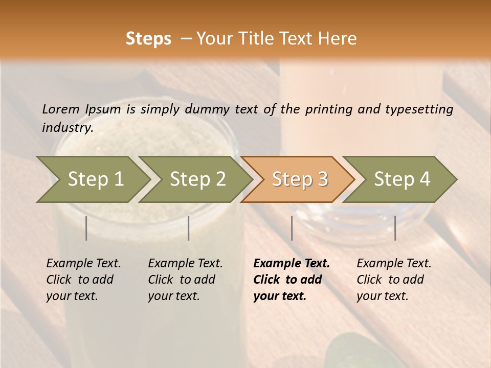 Pear And Cucumber Juice PowerPoint Template