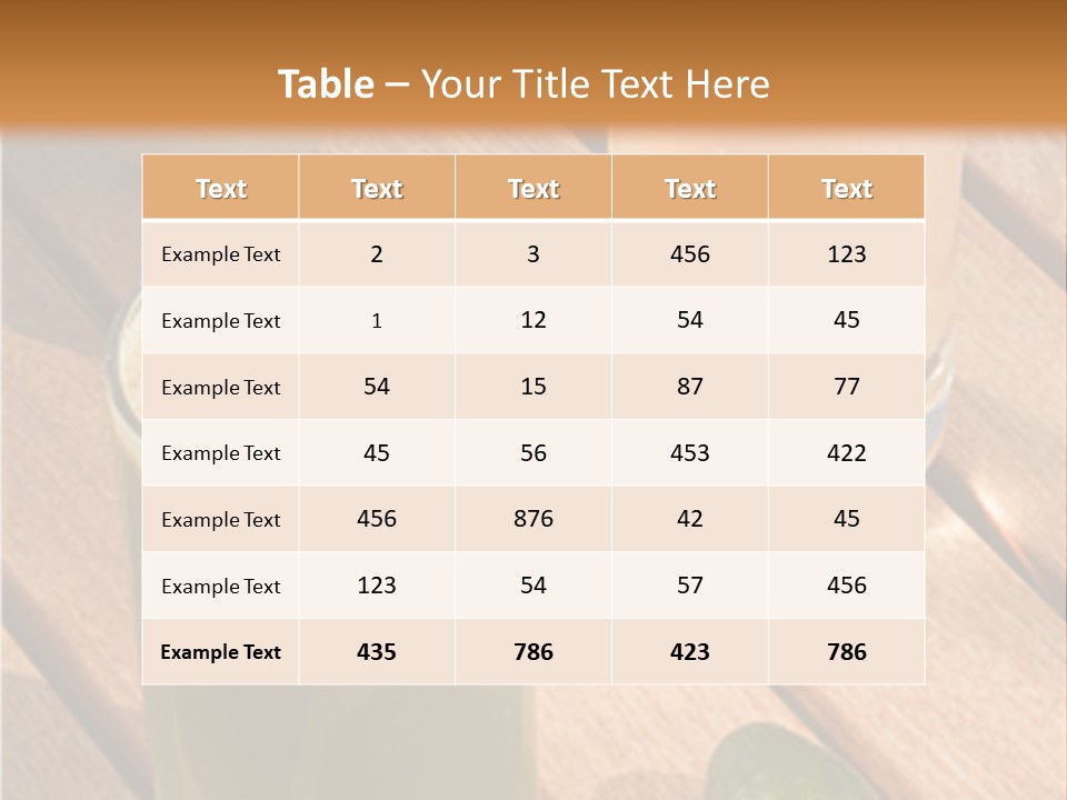 Pear And Cucumber Juice PowerPoint Template