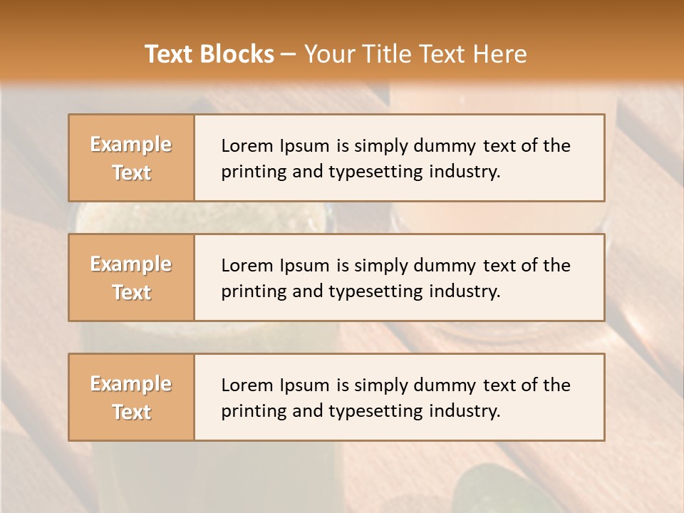 Pear And Cucumber Juice PowerPoint Template
