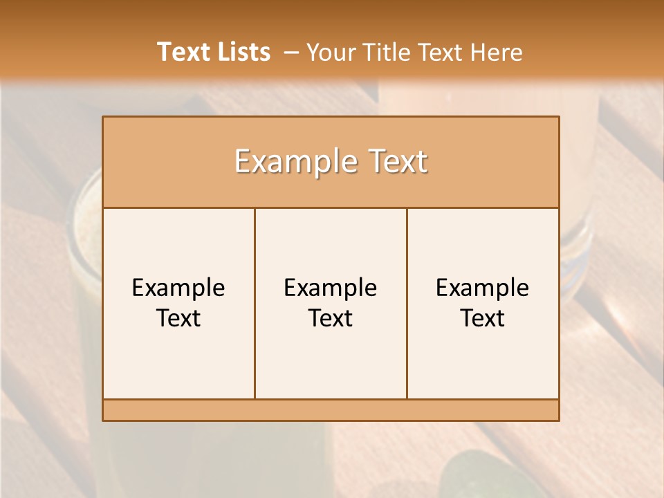 Pear And Cucumber Juice PowerPoint Template