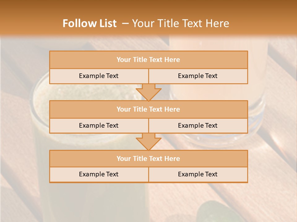 Pear And Cucumber Juice PowerPoint Template