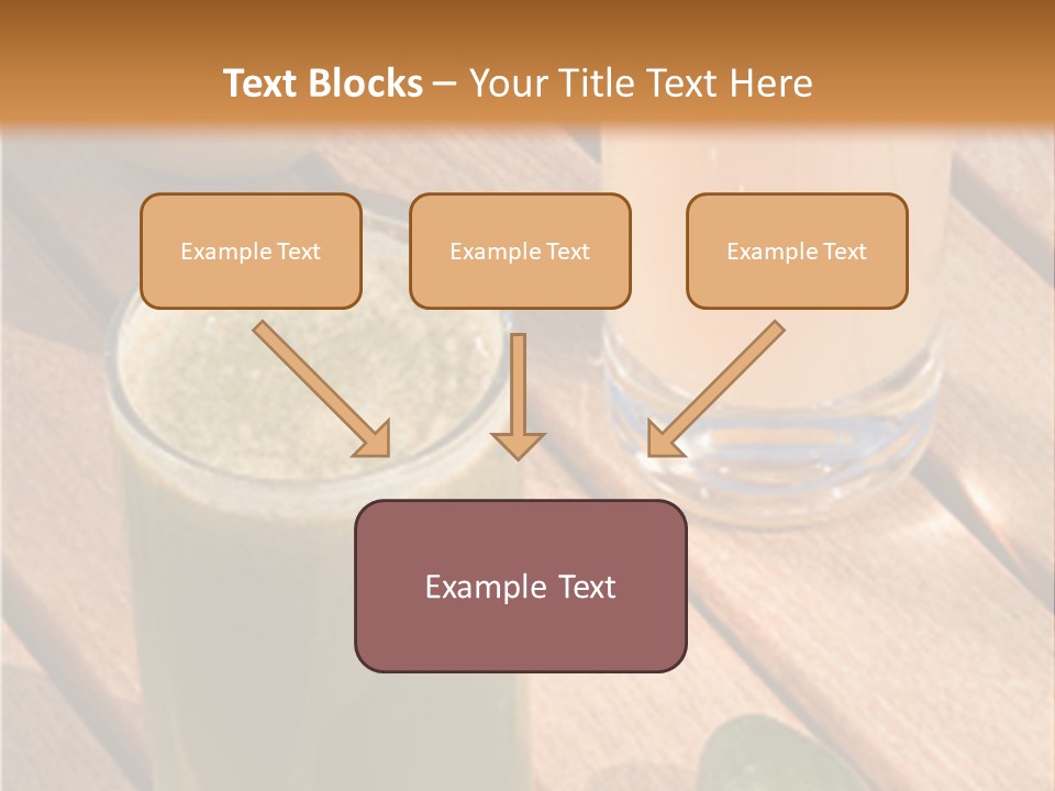Pear And Cucumber Juice PowerPoint Template