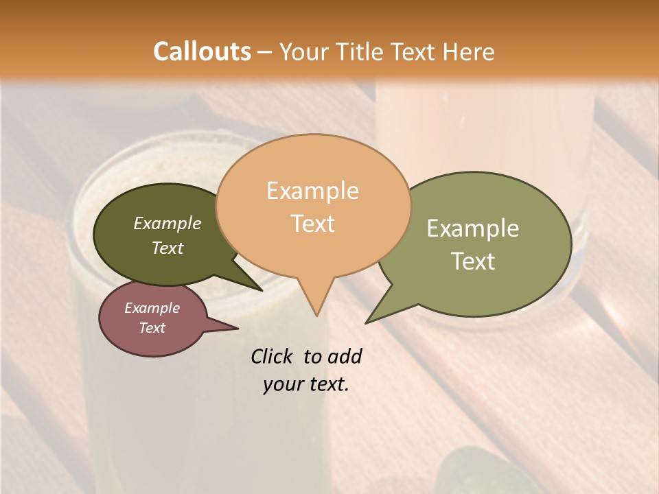 Pear And Cucumber Juice PowerPoint Template