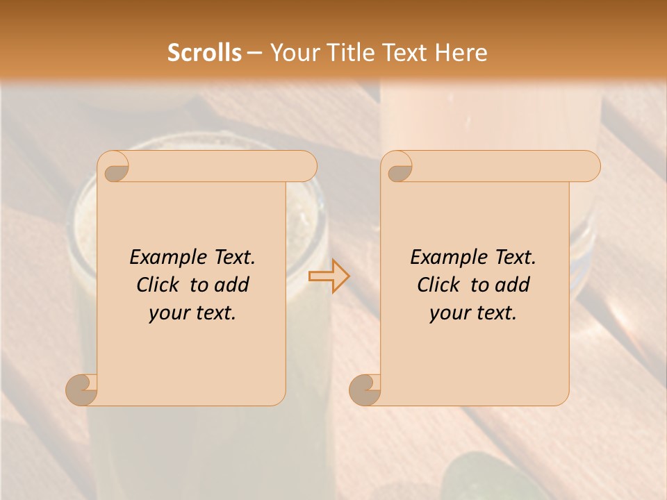 Pear And Cucumber Juice PowerPoint Template