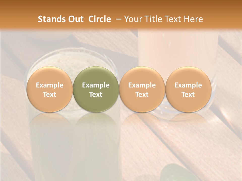 Pear And Cucumber Juice PowerPoint Template