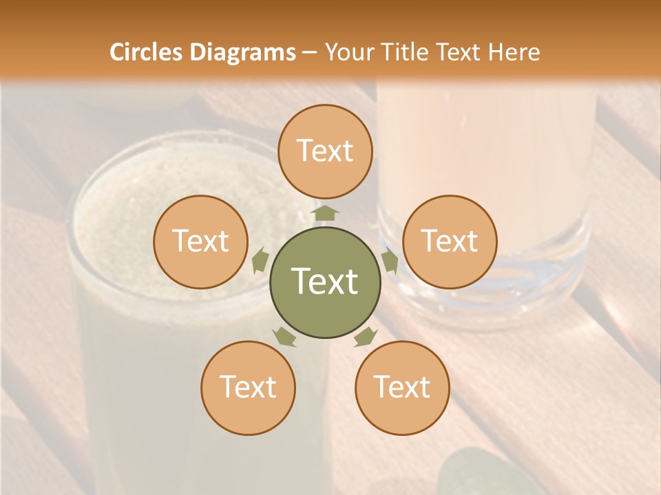 Pear And Cucumber Juice PowerPoint Template