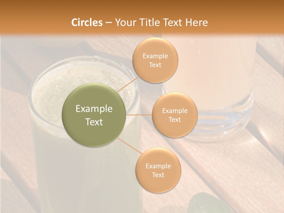 Pear And Cucumber Juice PowerPoint Template