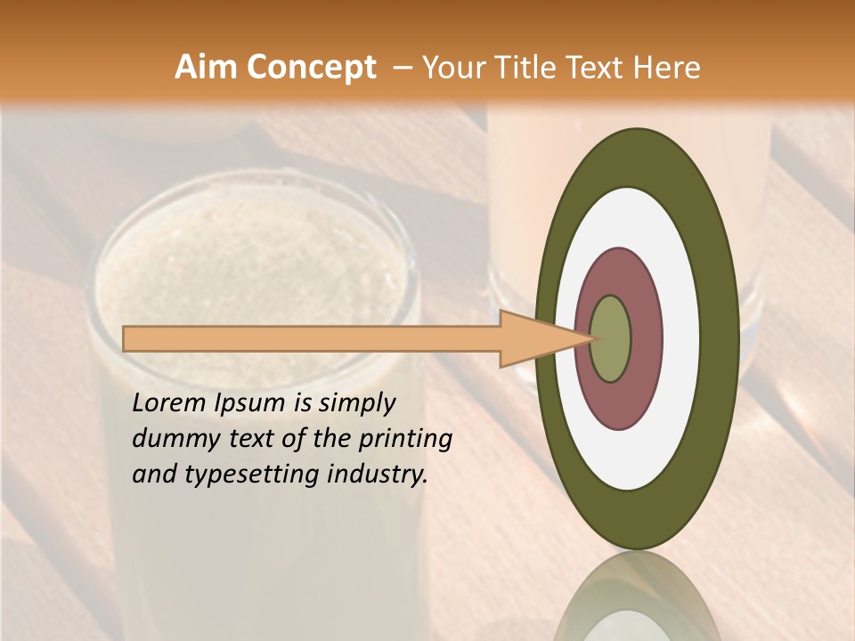 Pear And Cucumber Juice PowerPoint Template