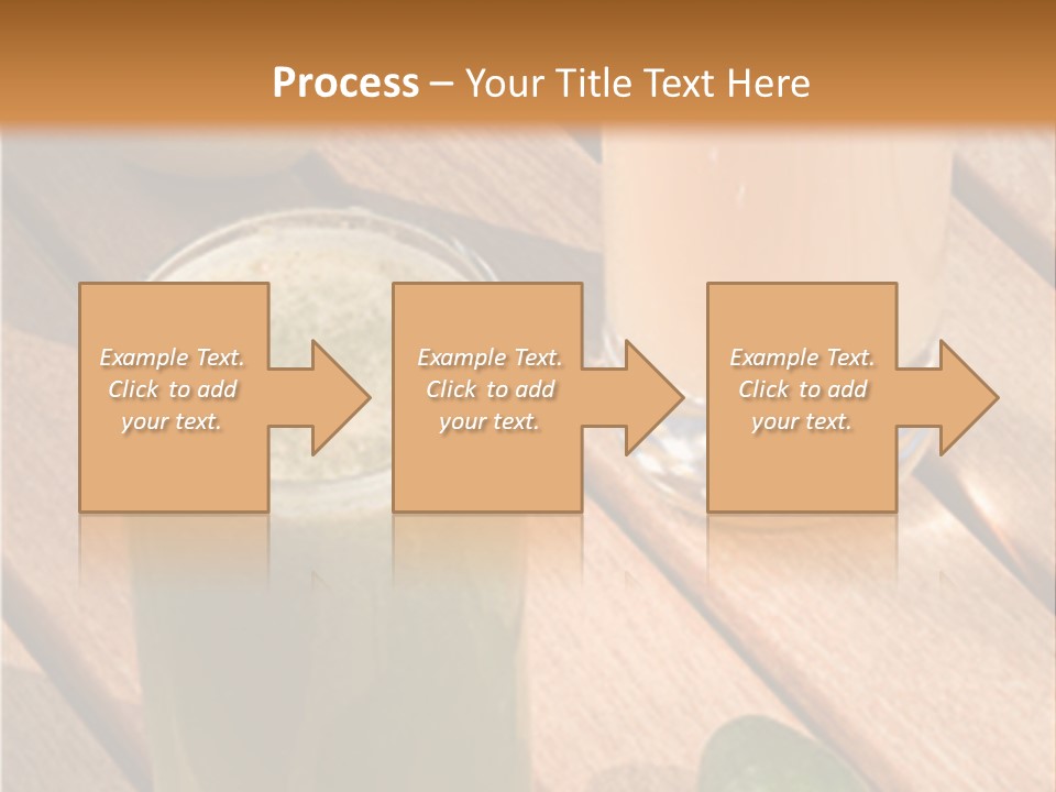 Pear And Cucumber Juice PowerPoint Template