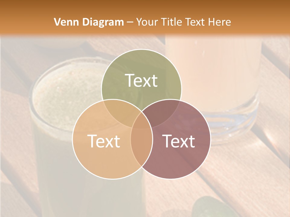 Pear And Cucumber Juice PowerPoint Template