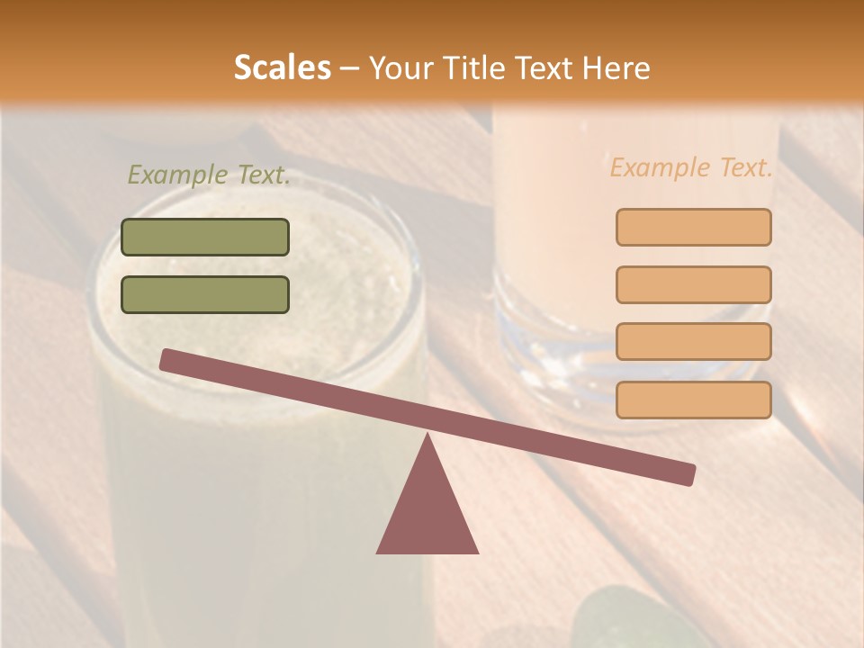 Pear And Cucumber Juice PowerPoint Template