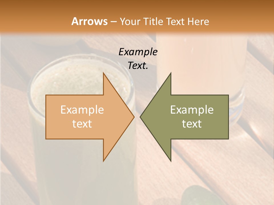 Pear And Cucumber Juice PowerPoint Template