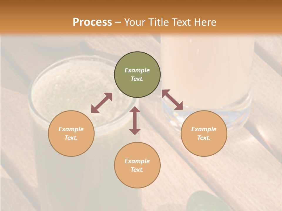 Pear And Cucumber Juice PowerPoint Template