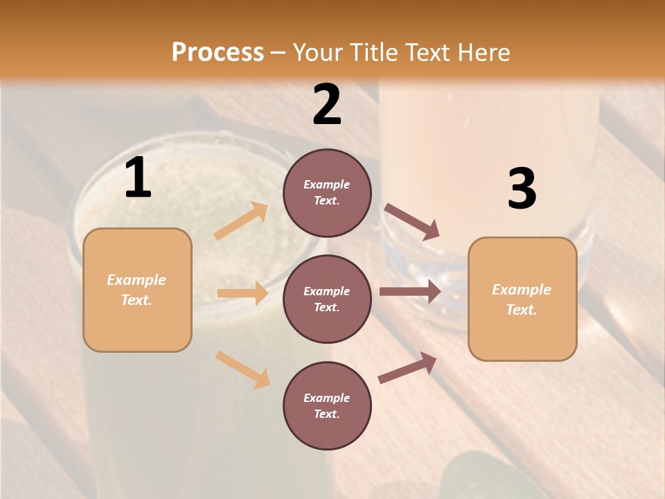 Pear And Cucumber Juice PowerPoint Template