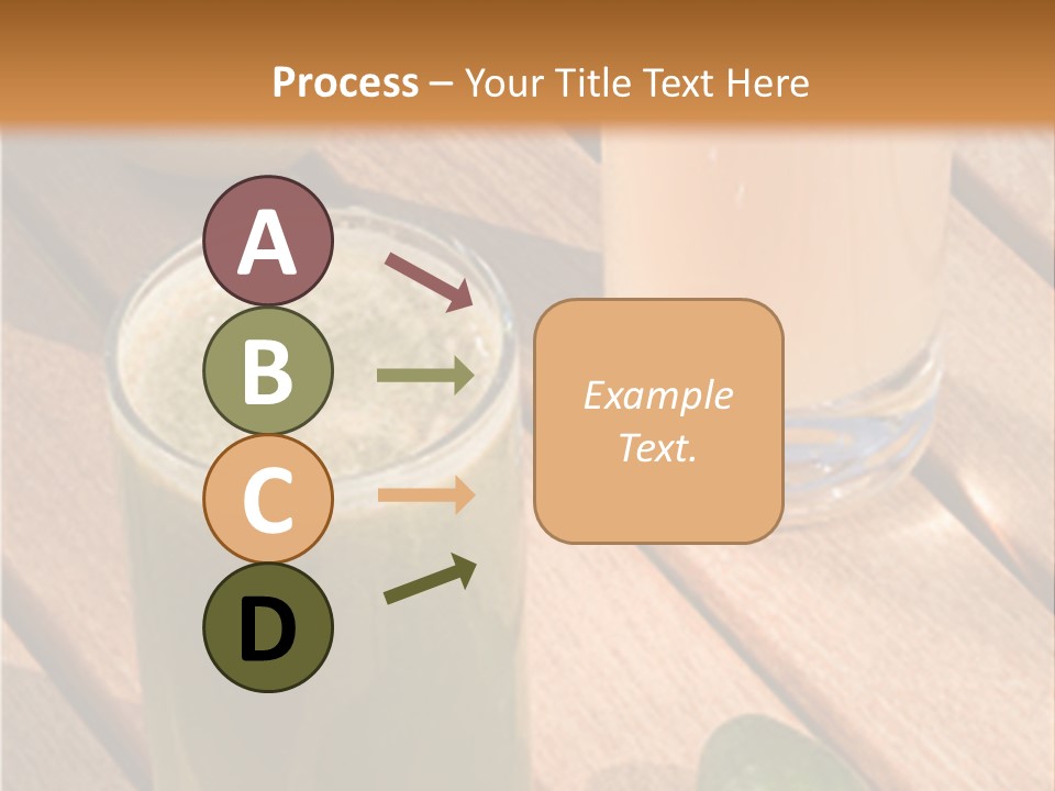Pear And Cucumber Juice PowerPoint Template
