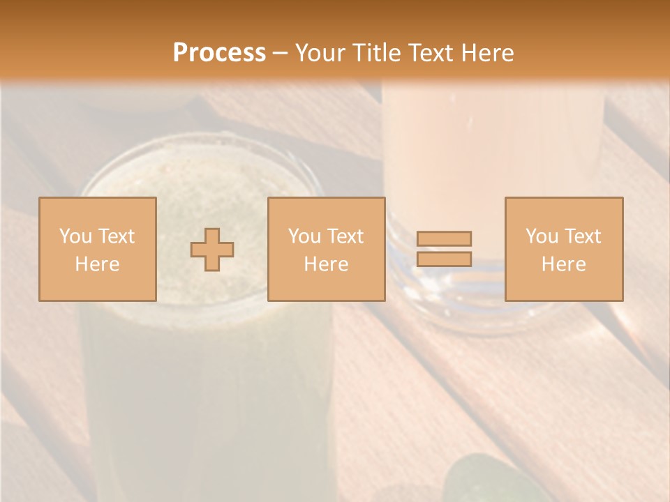 Pear And Cucumber Juice PowerPoint Template