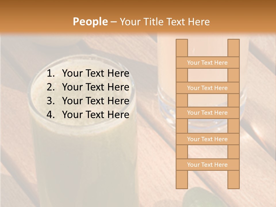 Pear And Cucumber Juice PowerPoint Template