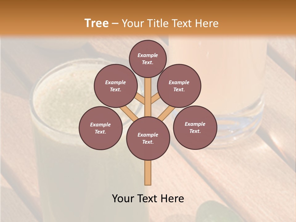 Pear And Cucumber Juice PowerPoint Template